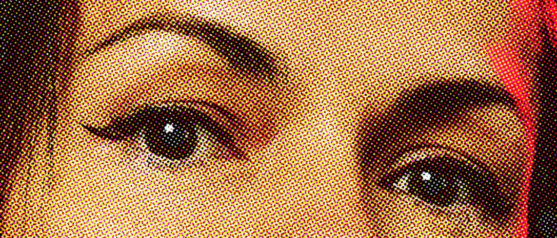 Stylised image of eyes